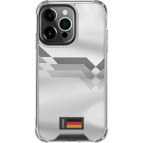 Germany Soccer Flag iPhone 16 Pro Max Clear Case
