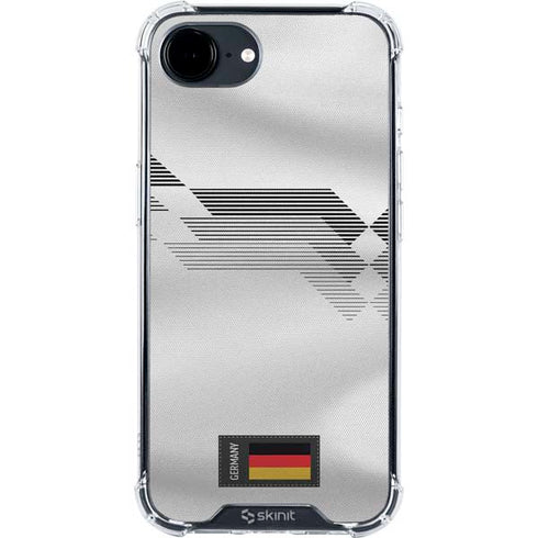 Germany Soccer Flag iPhone 16e Clear Case
