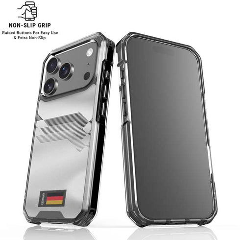 Germany Soccer Flag iPhone 18 Pro Clear Case