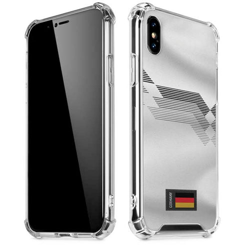 Germany Soccer Flag iPhone X/XS Clear Case