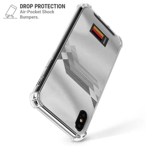 Germany Soccer Flag iPhone X/XS Clear Case
