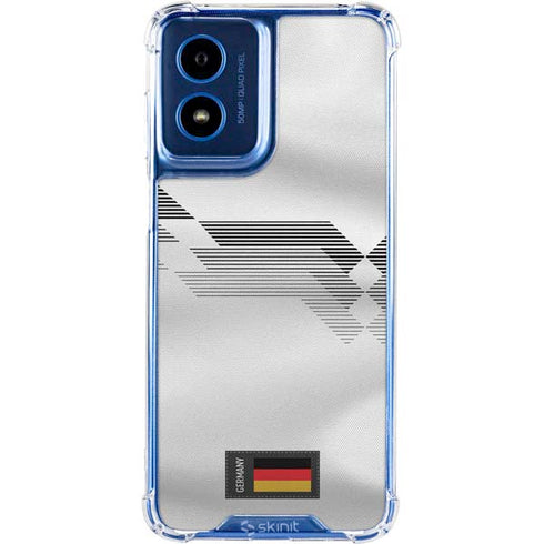 Germany Soccer Flag Moto G 5G (2024) Clear Case