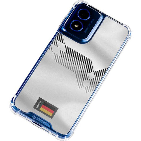 Germany Soccer Flag Moto G Play 4G (2024) Clear Case