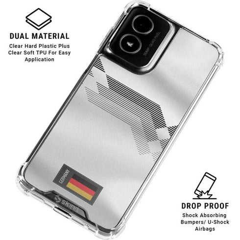 Germany Soccer Flag Moto G Power 5G (2024) Clear Case