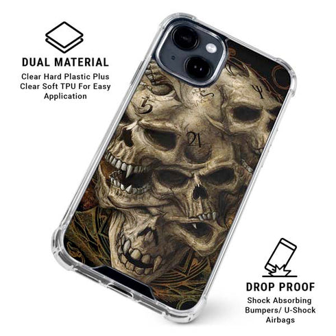 Alchemy Carta Gestaltkopf iPhone 15 Clear Case