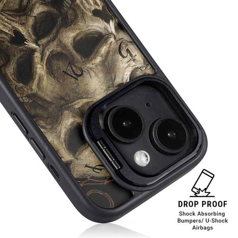 Alchemy Carta Gestaltkopf iPhone 15 Plus Kickstand Case