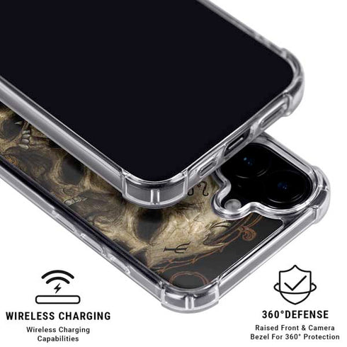 Alchemy Carta Gestaltkopf iPhone 16 Clear Case