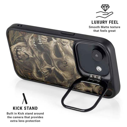 Alchemy Carta Gestaltkopf iPhone 16e Kickstand Case