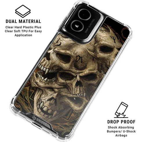 Alchemy Carta Gestaltkopf Moto G Power 5G (2024) Clear Case