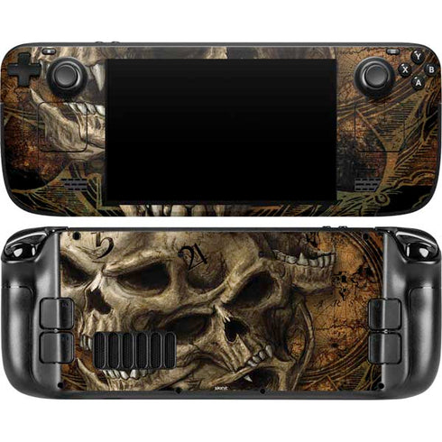 Alchemy Carta Gestaltkopf Steam Deck Handheld Gaming Computer OLED Skin