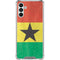 Ghana Flag Distressed Galaxy A13 5G Clear Case
