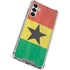 Ghana Flag Distressed Galaxy A13 5G Clear Case