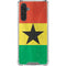 Ghana Flag Distressed Galaxy A17 Clear Case