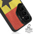 Ghana Flag Distressed Galaxy S25 Plus Kickstand Case