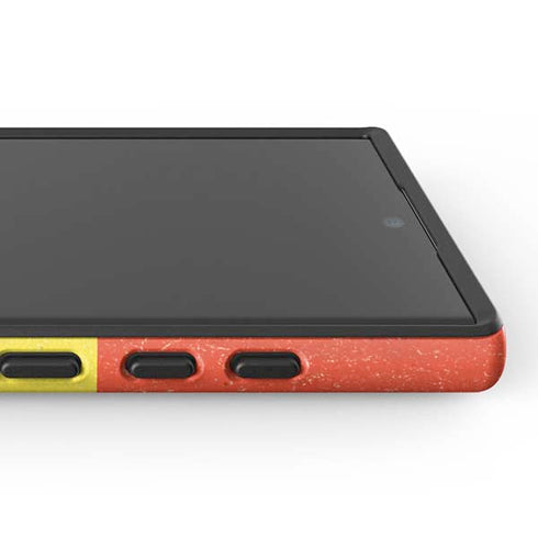 Ghana Flag Distressed Galaxy S25 Ultra Impact Case