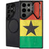 Ghana Flag Distressed Galaxy S25 Ultra Kickstand Case
