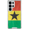 Ghana Flag Distressed Galaxy S25 Ultra Clear Case
