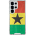 Ghana Flag Distressed Galaxy S25 Ultra Clear Case