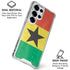 Ghana Flag Distressed Galaxy S25 Ultra Clear Case