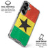 Ghana Flag Distressed Galaxy S26 Plus Clear Case