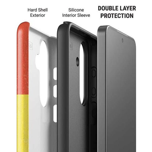 Ghana Flag Distressed Galaxy S26 Plus Impact Case