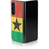 Ghana Flag Distressed Galaxy Z Fold5 5G Skin