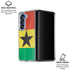Ghana Flag Distressed Galaxy Z Fold6 Clear Case