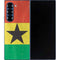 Ghana Flag Distressed Galaxy Z Fold6 Skin