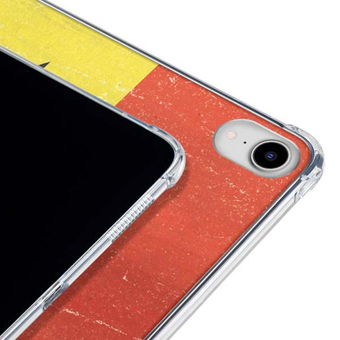 Ghana Flag Distressed iPad 11th Gen (2025) Clear Case