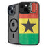 Ghana Flag Distressed iPhone 13 Kickstand Case