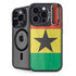 Ghana Flag Distressed iPhone 13 Pro Kickstand Case