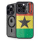 Ghana Flag Distressed iPhone 14 Pro Max Kickstand Case