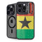 Ghana Flag Distressed iPhone 15 Pro Kickstand Case