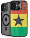 Ghana Flag Distressed iPhone 16 Kickstand Case