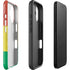 Ghana Flag Distressed iPhone 16 Plus Impact Case