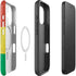 Ghana Flag Distressed iPhone 16 Plus Magsafe Impact Case