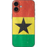 Ghana Flag Distressed iPhone 16 Plus Skin