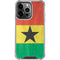 Ghana Flag Distressed iPhone 16 Pro Clear Case