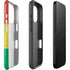 Ghana Flag Distressed iPhone 16 Pro Max Impact Case