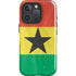 Ghana Flag Distressed iPhone 16 Pro Max Magsafe Impact Case