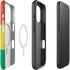 Ghana Flag Distressed iPhone 16 Pro Max Magsafe Impact Case