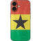 Ghana Flag Distressed iPhone 16 Skin