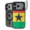 Ghana Flag Distressed iPhone 18 Pro Kickstand Case