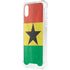 Ghana Flag Distressed iPhone XS Clear Case
