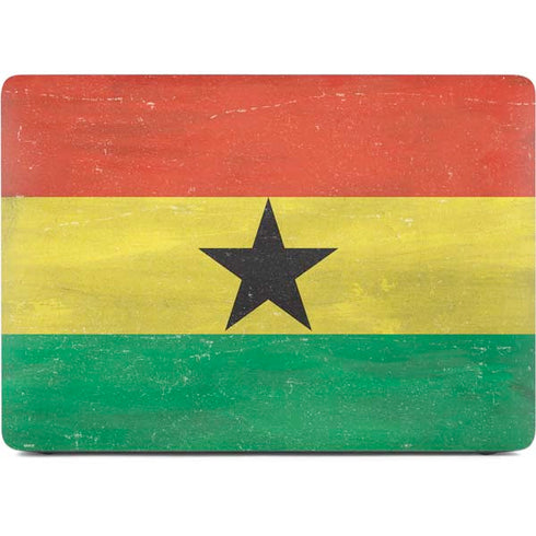 Ghana Flag Distressed Apple MacBook Air Skin