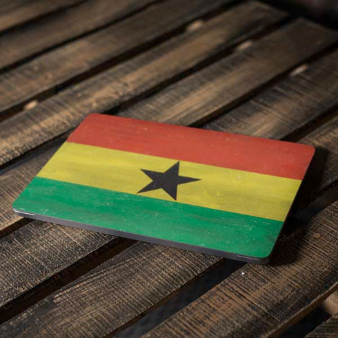 Ghana Flag Distressed Apple MacBook Air Skin