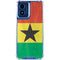 Ghana Flag Distressed Moto G Play 4G (2024) Clear Case