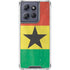 Ghana Flag Distressed Moto G Stylus 5G (2025) Clear Case