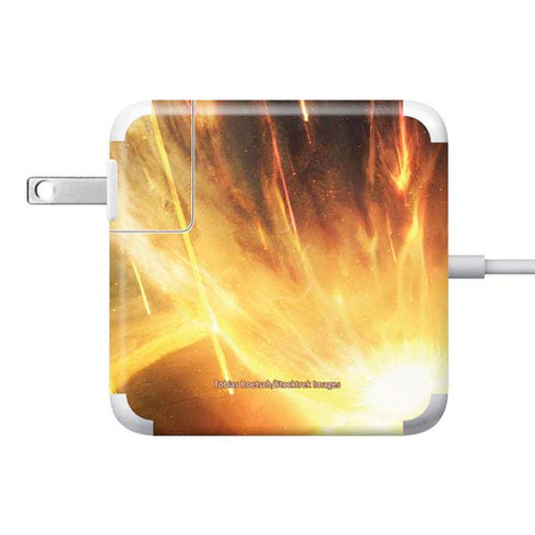 StockTrek Giant Asteroid Collides with Planet Earth 85W Power Adapter (15 and 17 inch MacBook Pro Charger) Skin