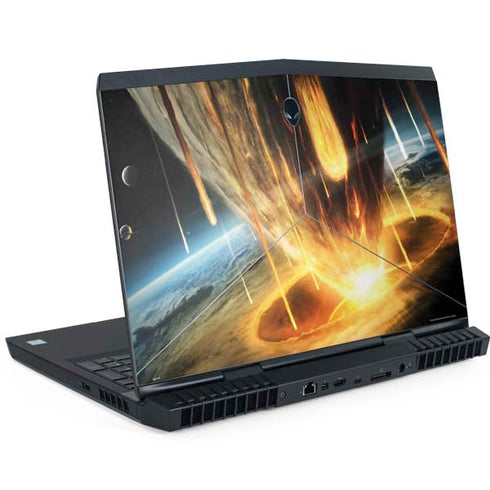 StockTrek Giant Asteroid Collides with Planet Earth Dell Alienware Skin